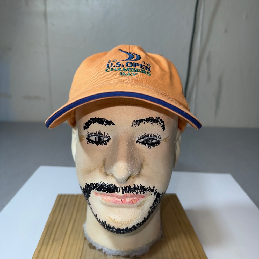 USGA 2015 U.S. Open Chambers Bay Member Hat Orange Cotton‎ Adjustable Golf Cap